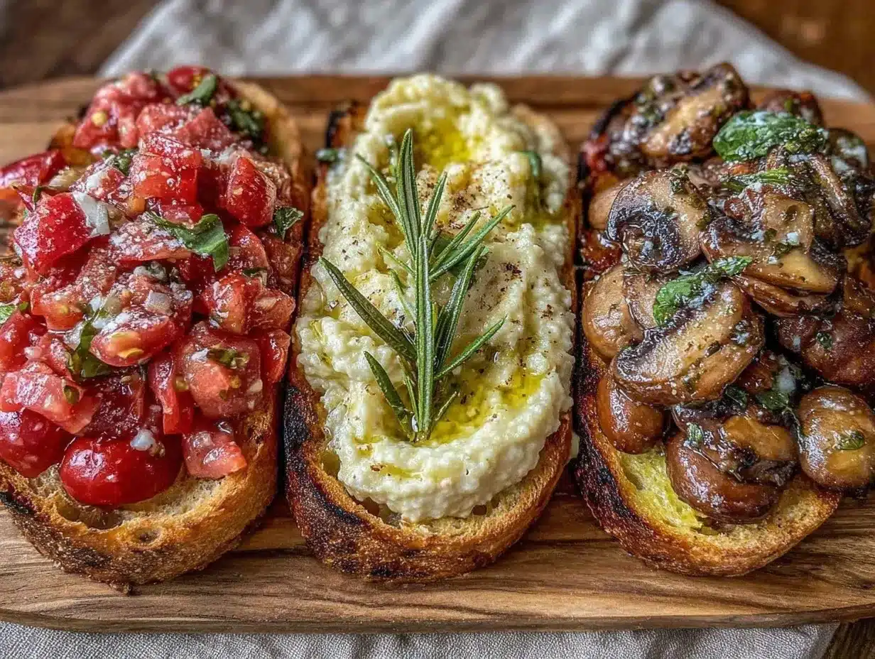 flavorful bruschetta bar preparation steps