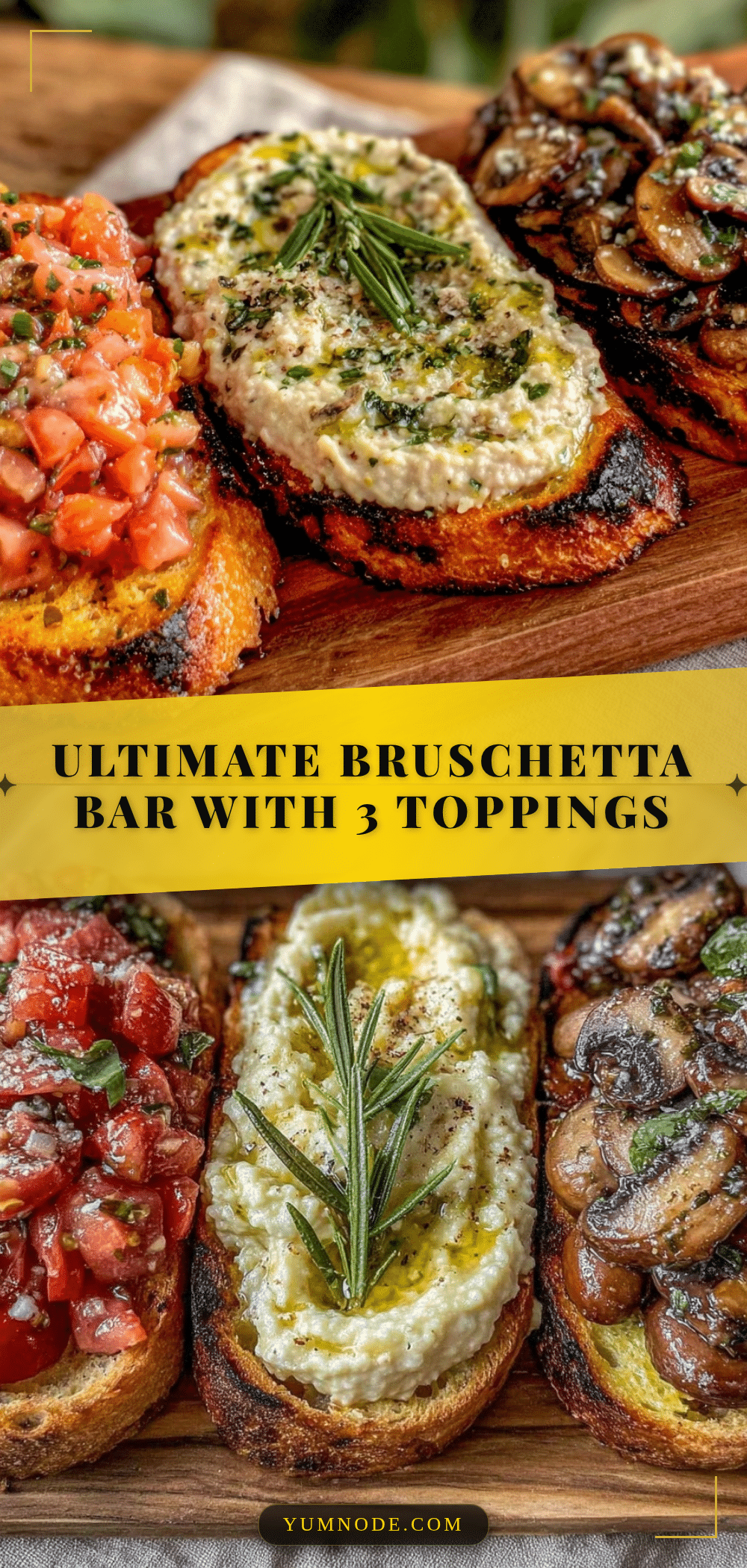 flavorful bruschetta bar recipe