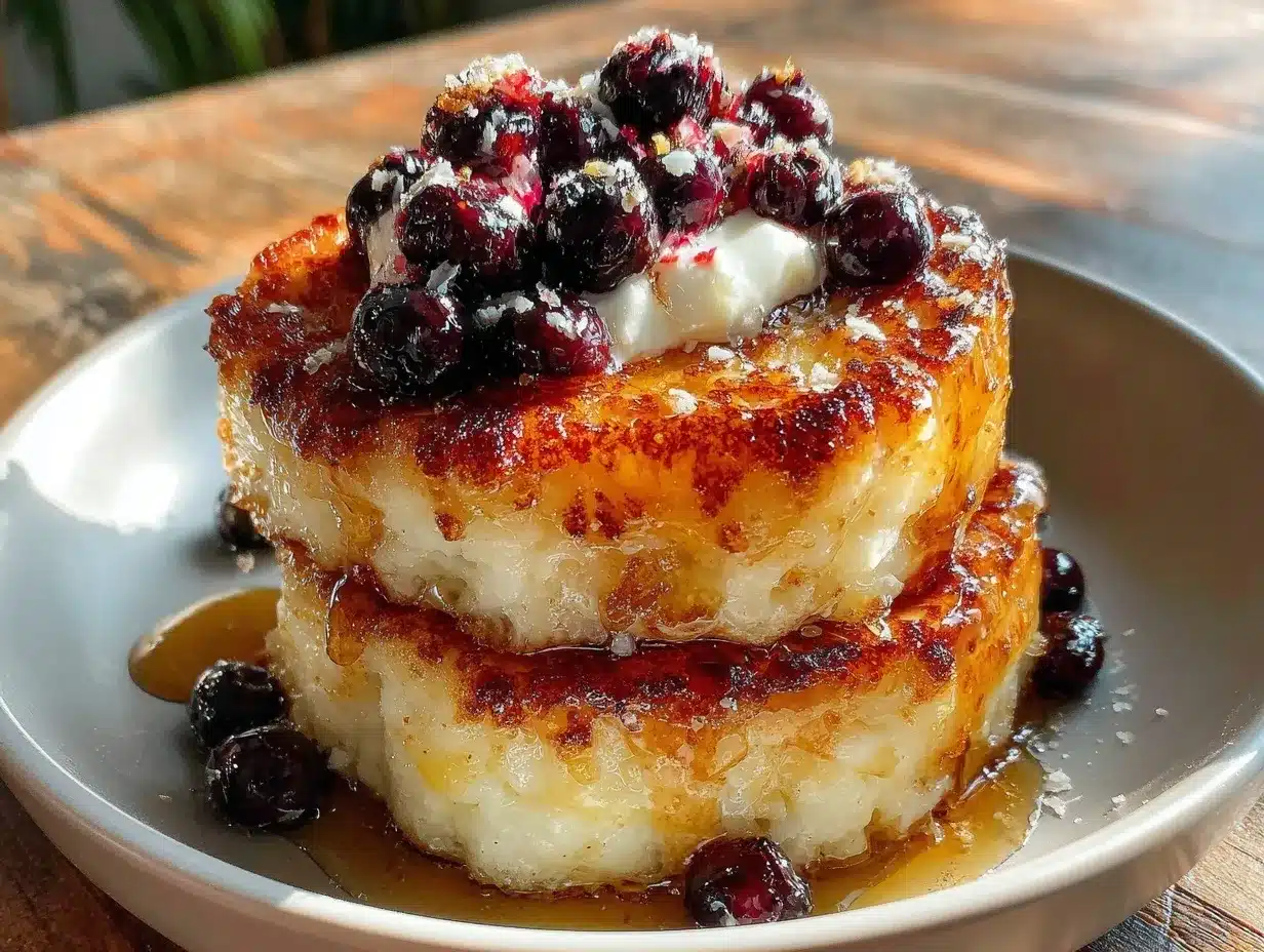 fluffy greek yogurt protein pancakes preparation steps