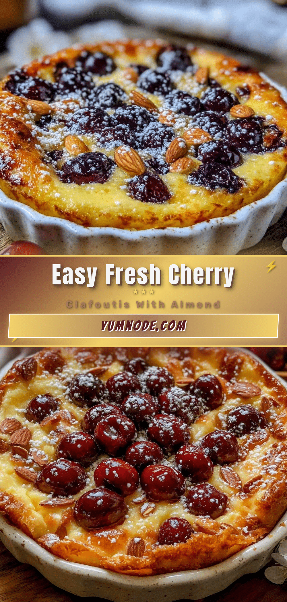 fresh cherry clafoutis recipe