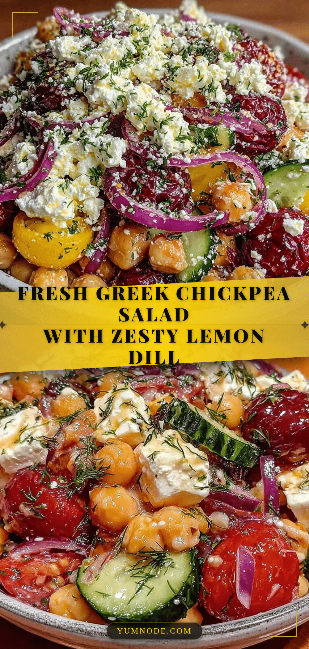 fresh greek chickpea salad recipe