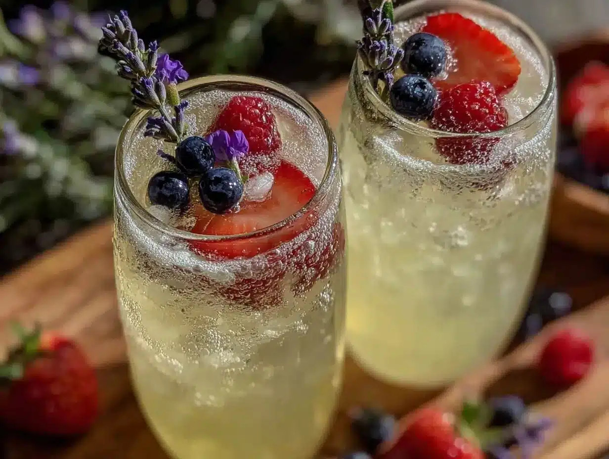 fresh lavender lemonade preparation steps