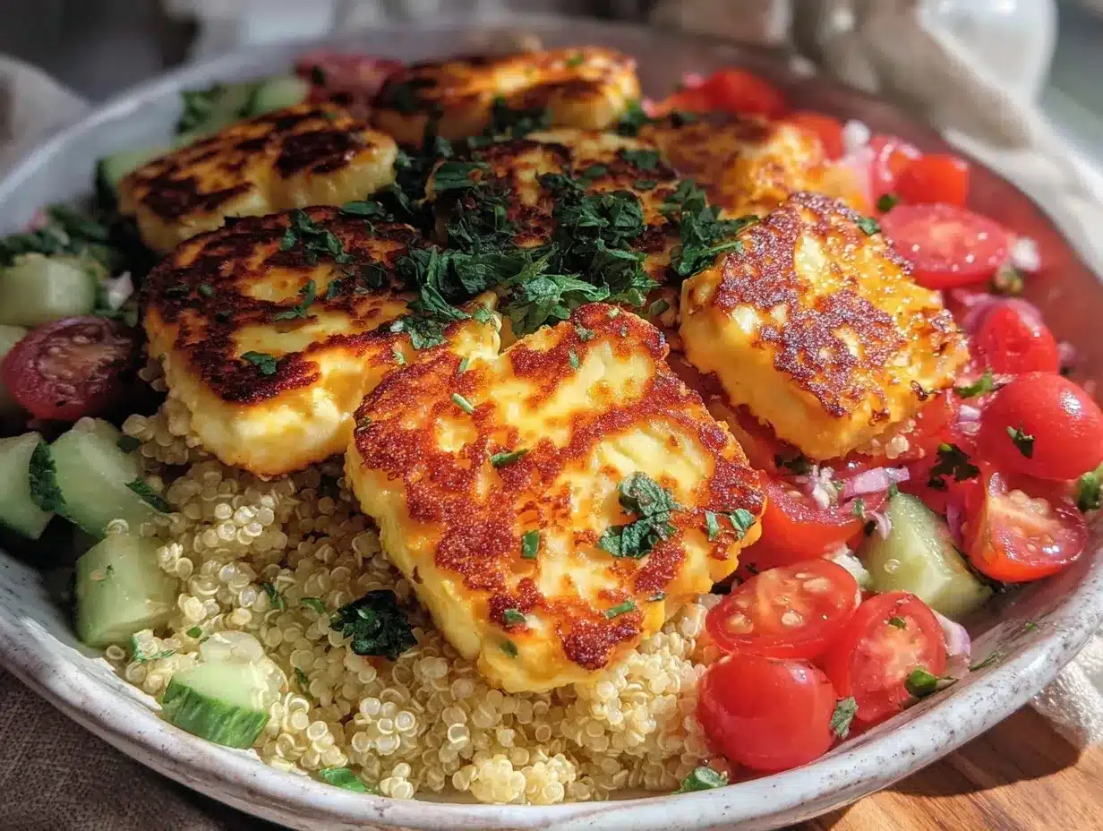 fresh mediterranean quinoa bowl preparation steps