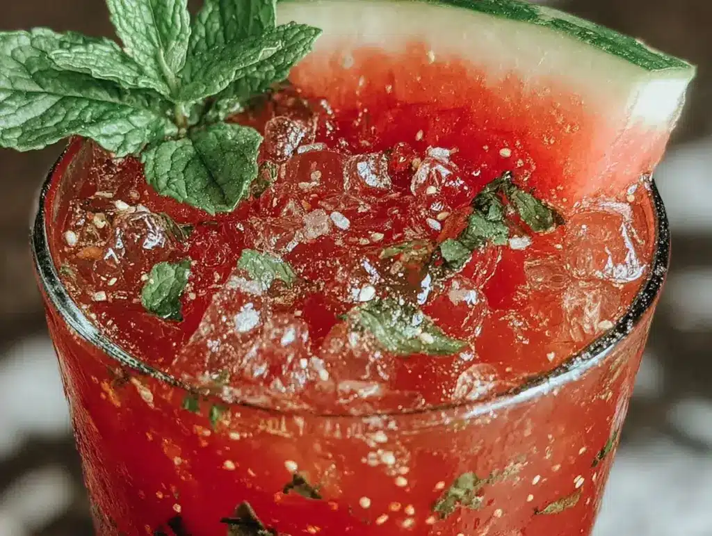 fresh watermelon mint agua fresca - featured image