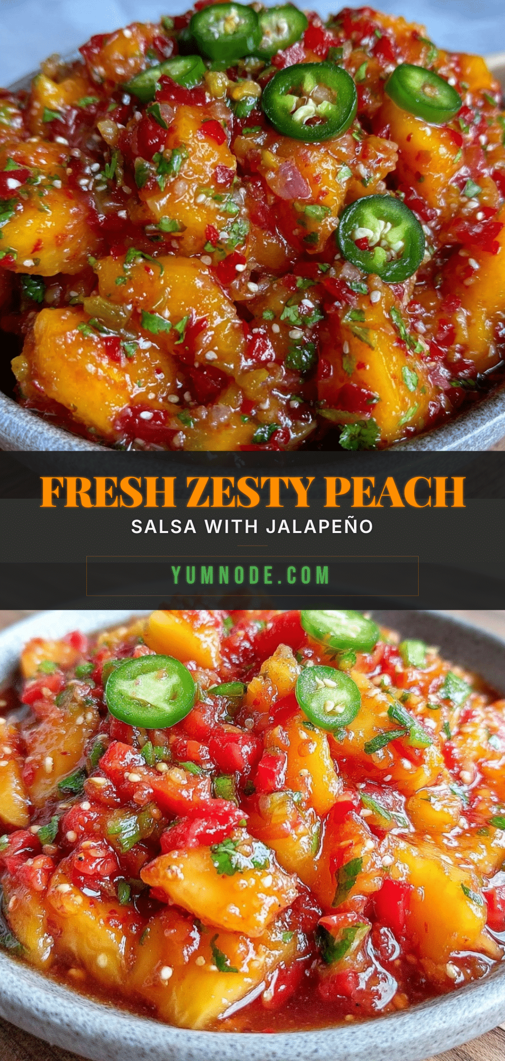 fresh zesty peach salsa recipe