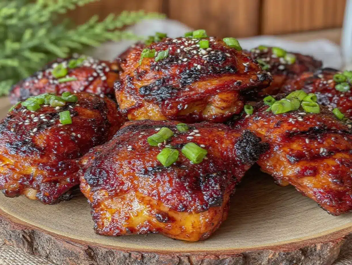 grilled pineapple teriyaki chicken thighs preparation steps