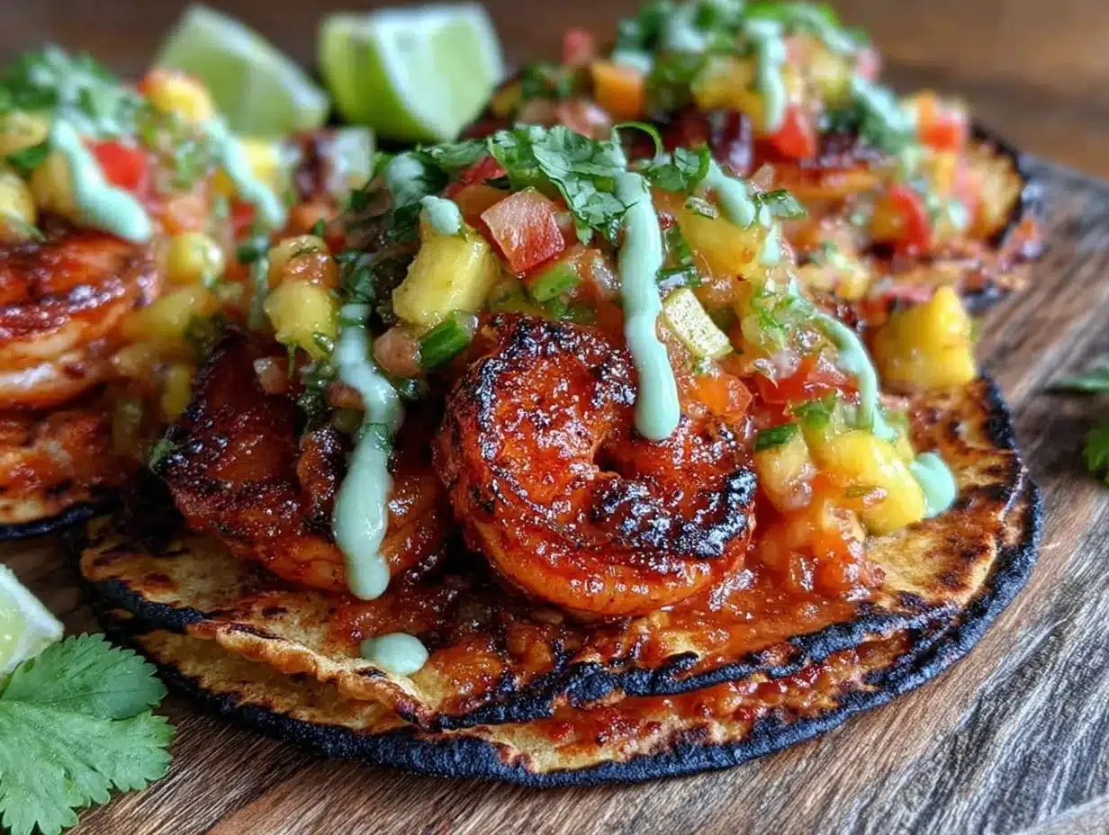 grilled shrimp tacos with mango salsa preparation steps