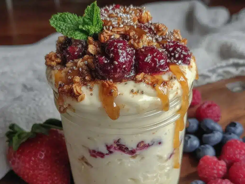 healthy Greek yogurt protein parfait - featured image