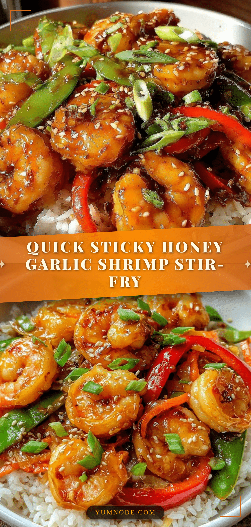 honey garlic shrimp stir-fry recipe