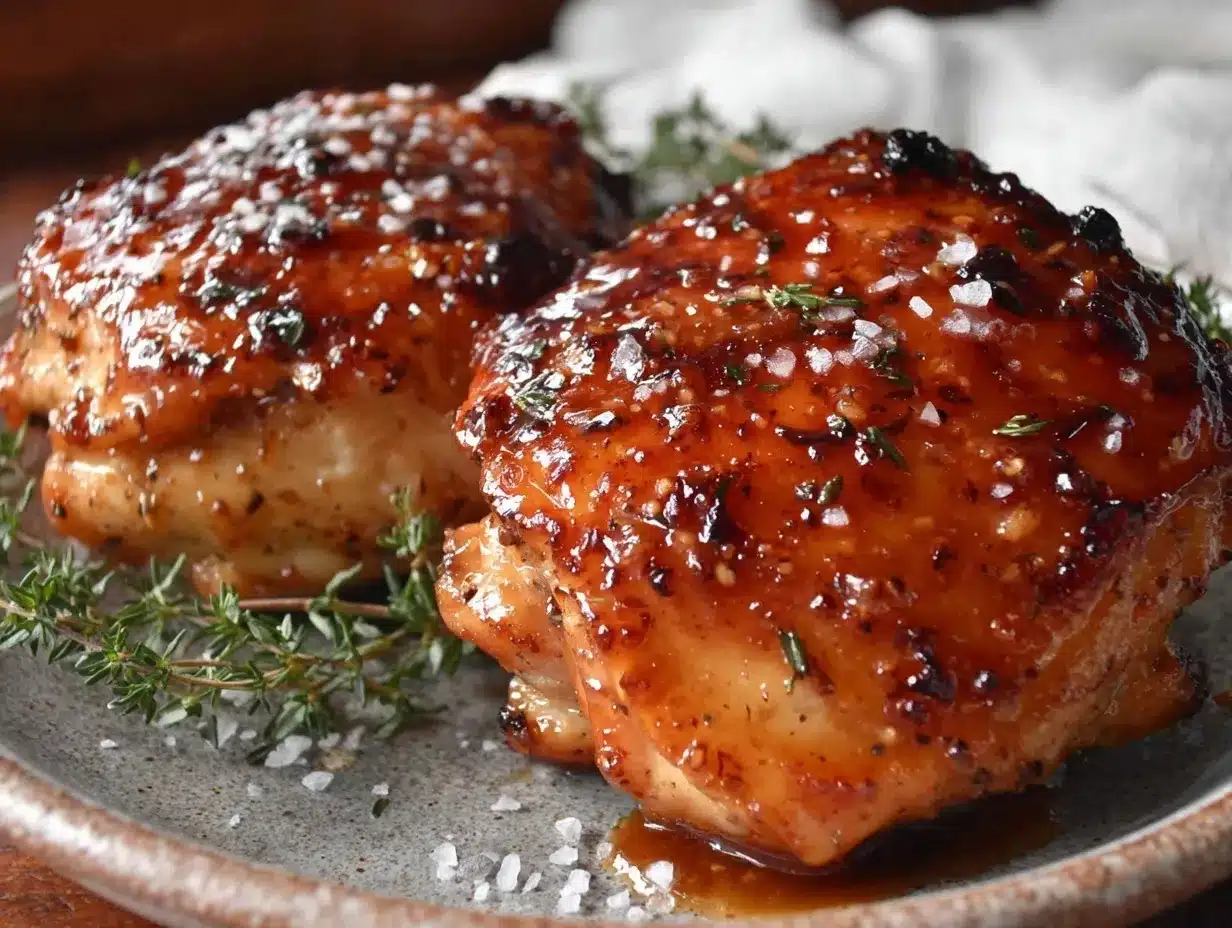 honey mustard baked chicken thighs preparation steps