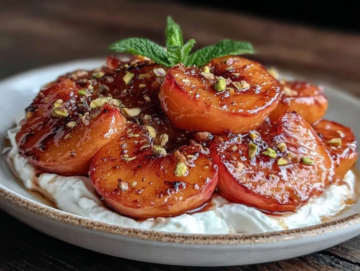 honey roasted nectarines preparation steps