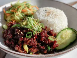 Korean ground beef bowls - featured image