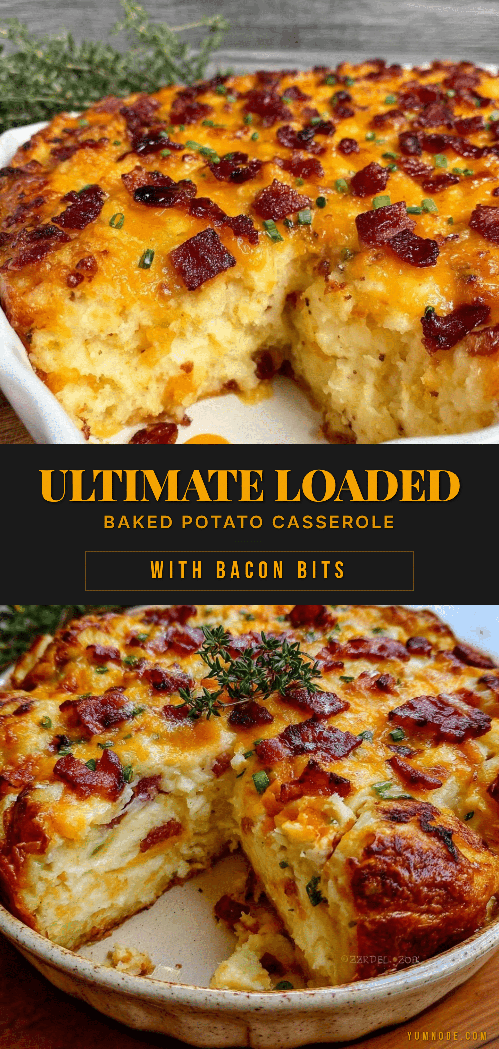 loaded baked potato casserole recipe