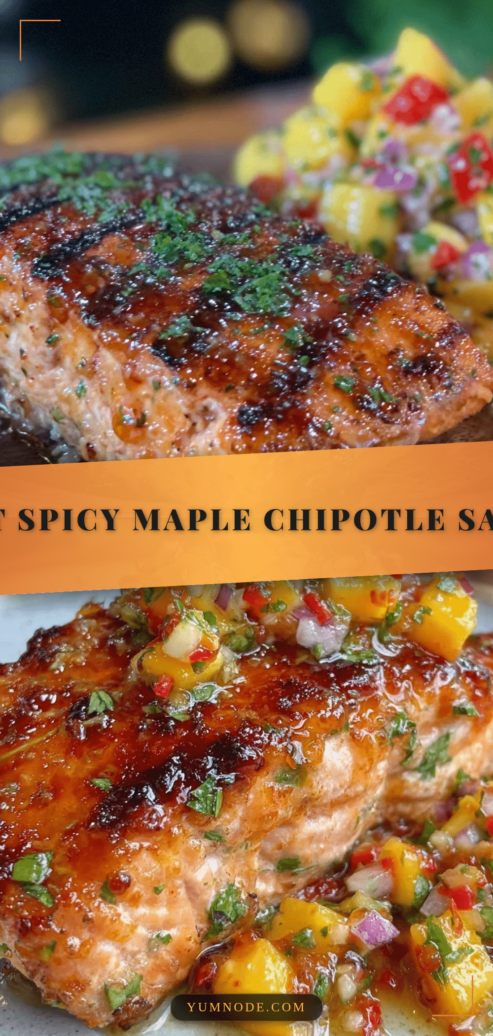 maple chipotle grilled salmon recipe