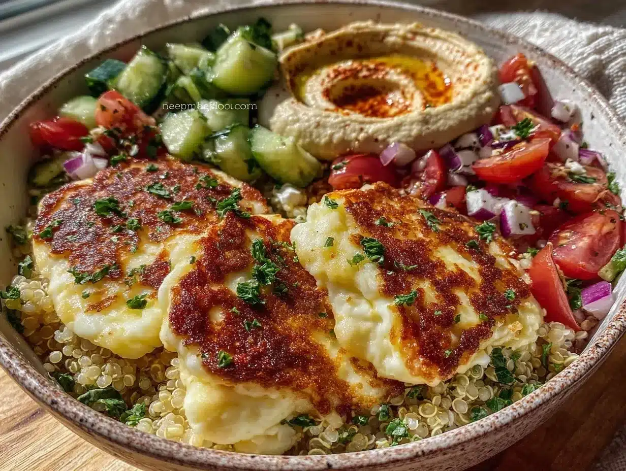 Mediterranean Quinoa Bowl preparation steps