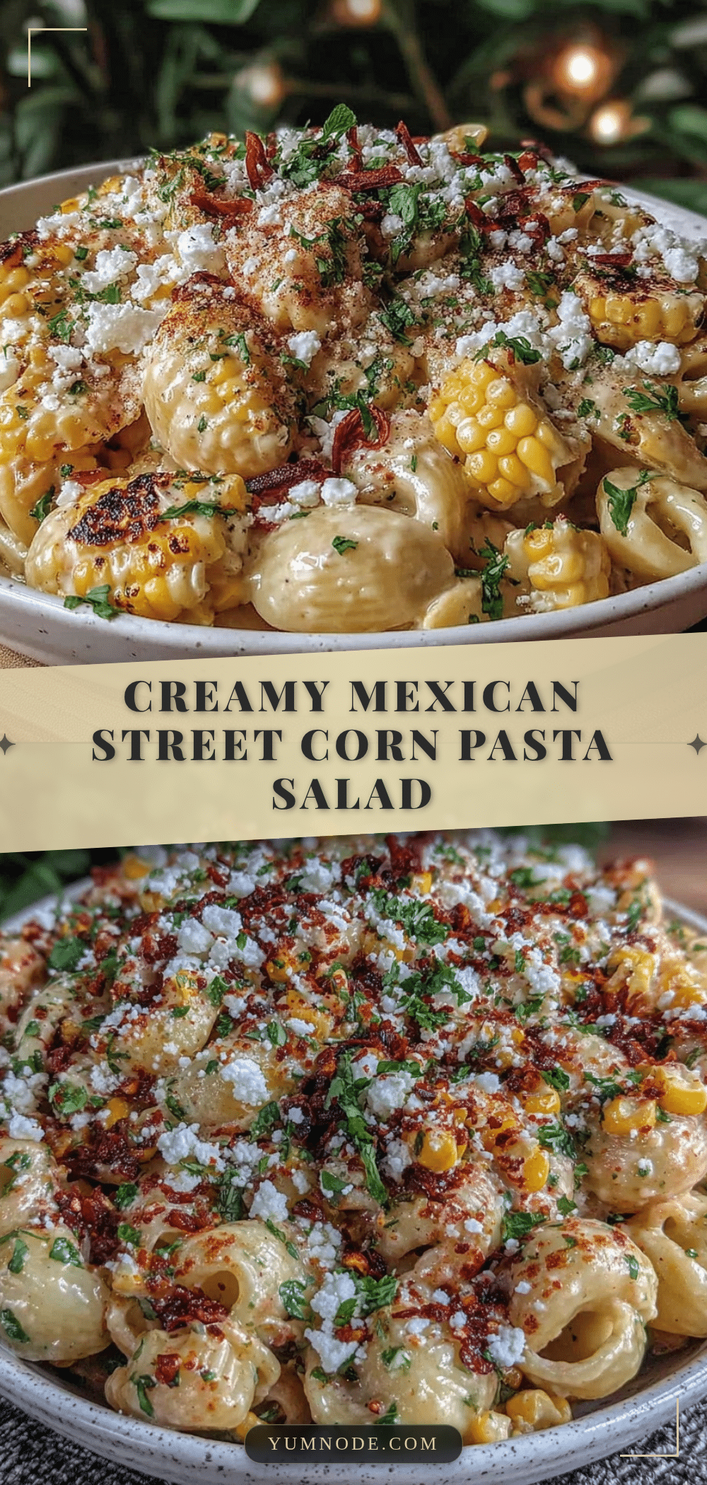 mexican street corn pasta salad recipe