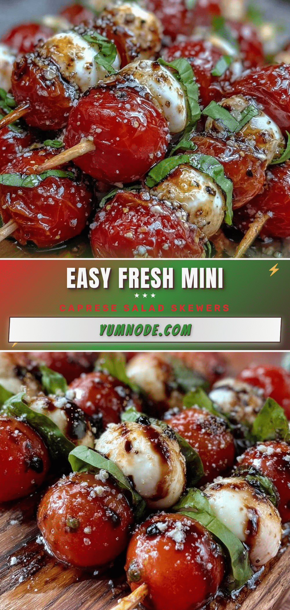 mini caprese salad skewers recipe