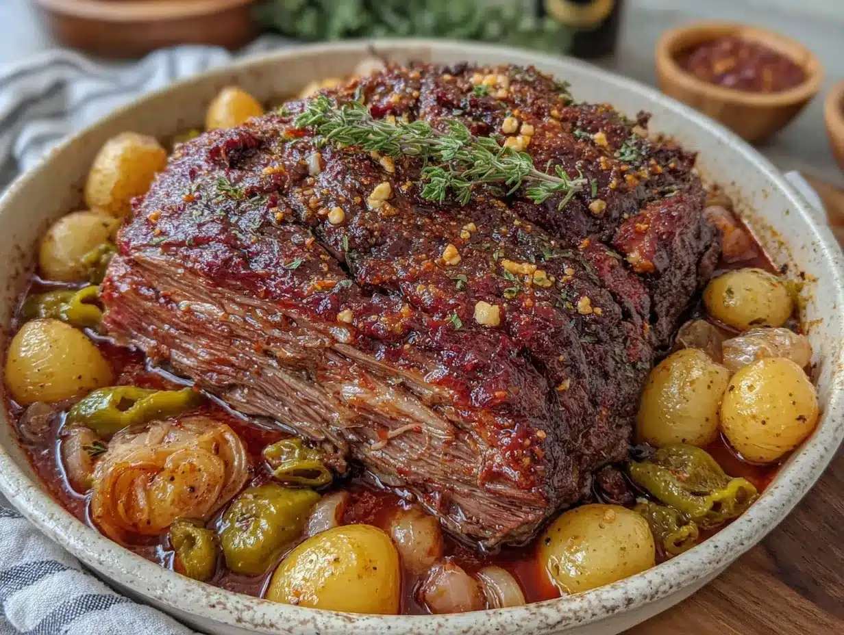 Mississippi pot roast preparation steps