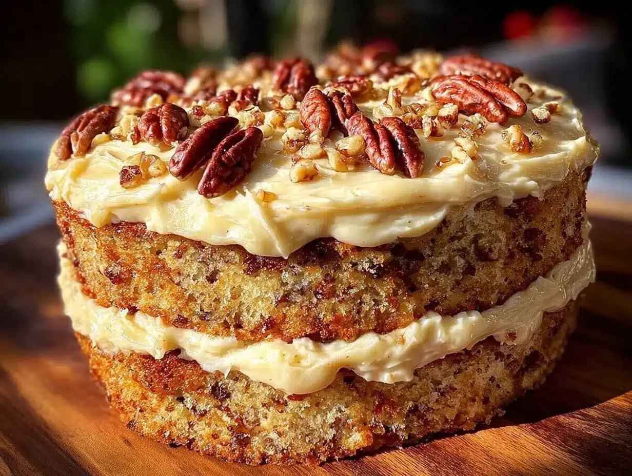 moist maple walnut layer cake preparation steps