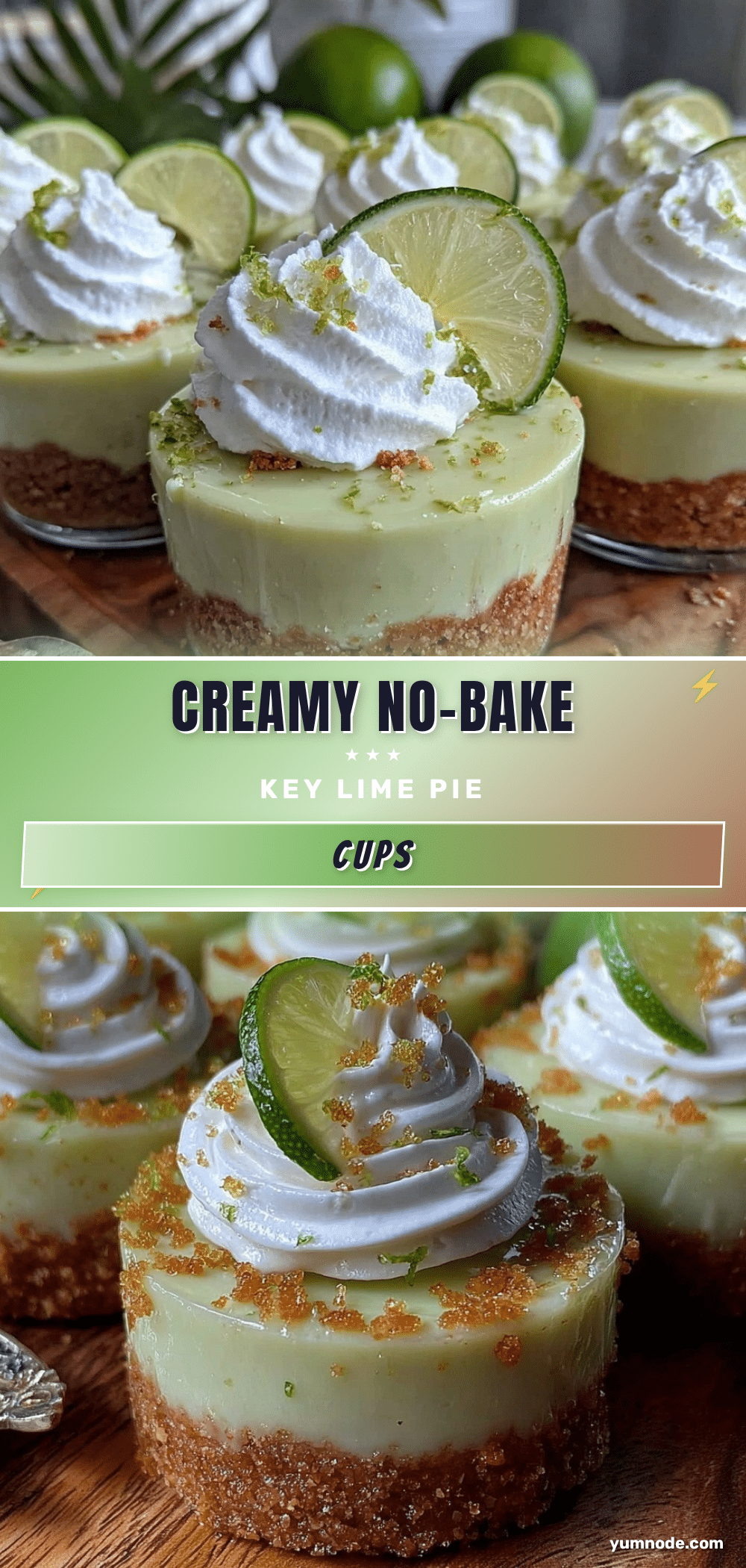 no bake key lime pie cups recipe