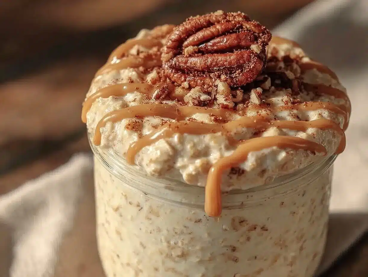 overnight cinnamon roll oatmeal preparation steps