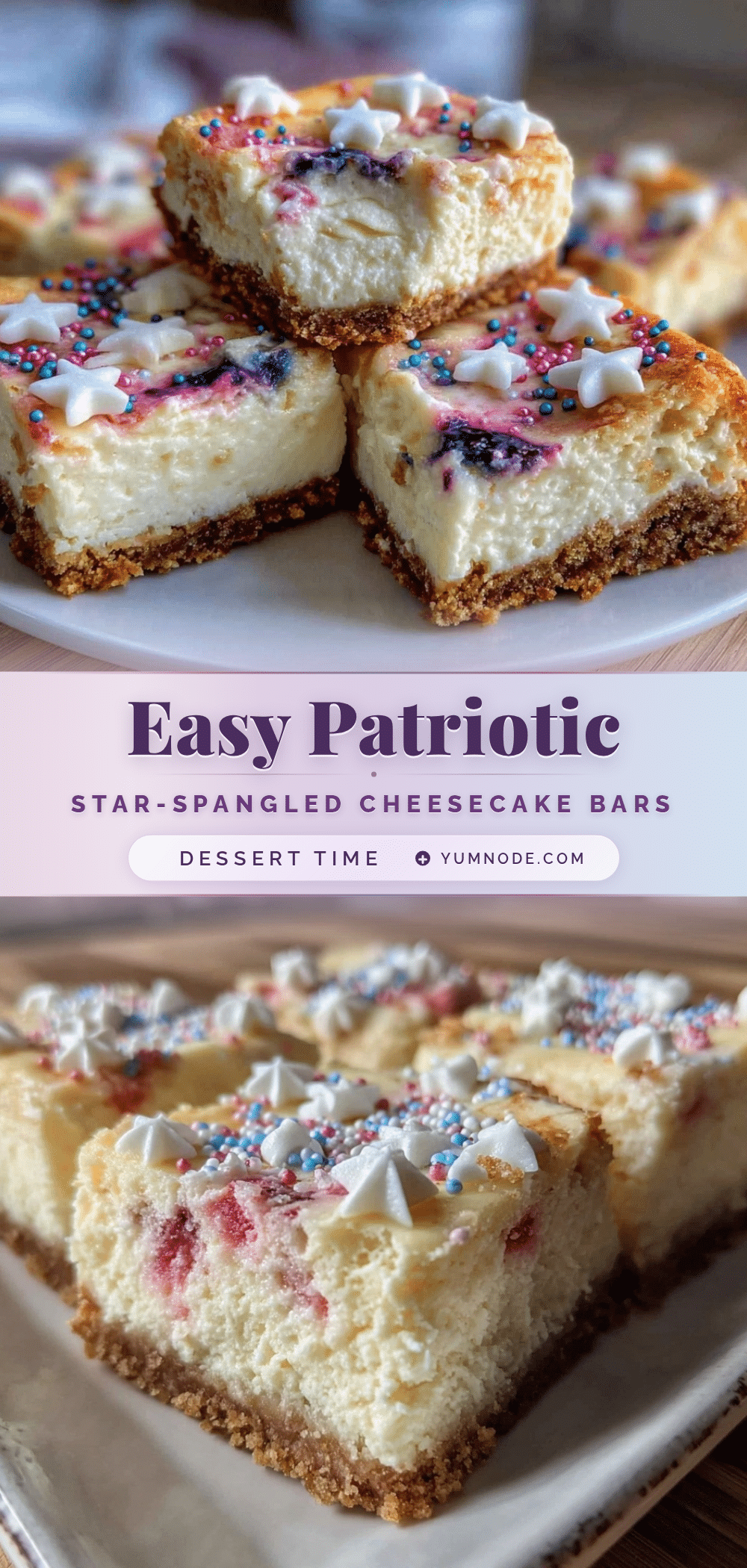 patriotic cheesecake bars recipe
