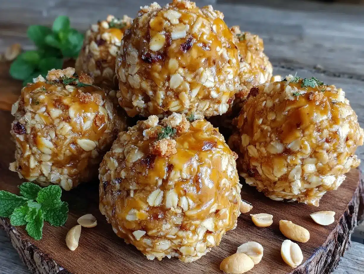 peanut butter protein balls preparation steps