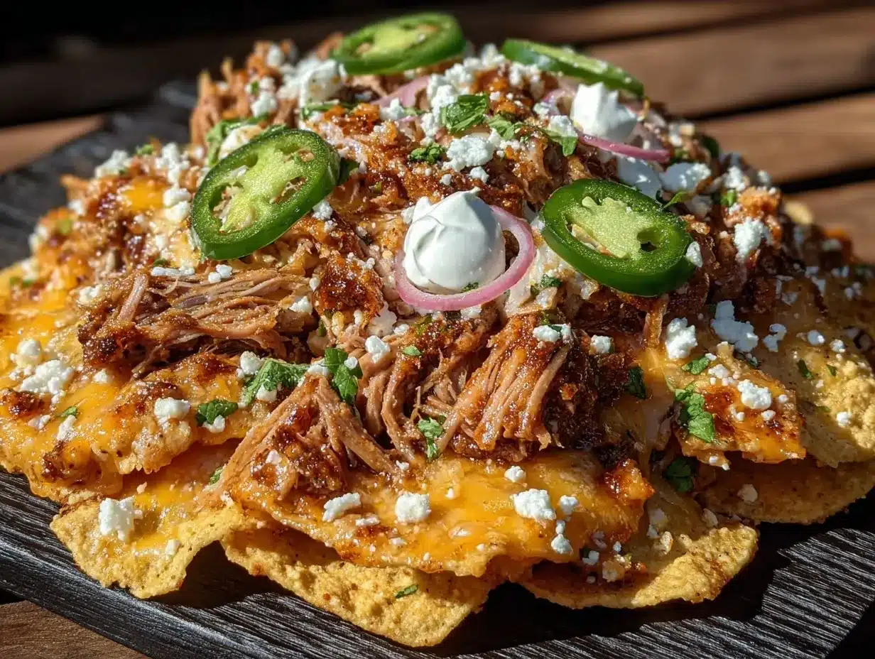 pulled pork nachos preparation steps