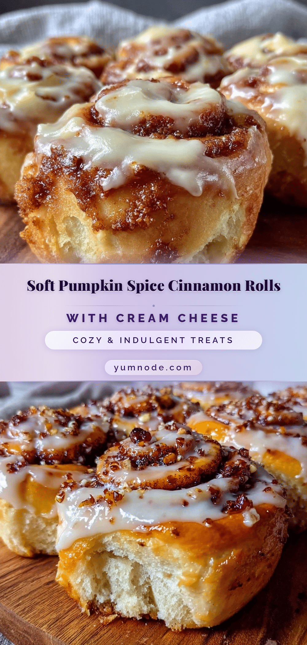 pumpkin spice cinnamon rolls recipe