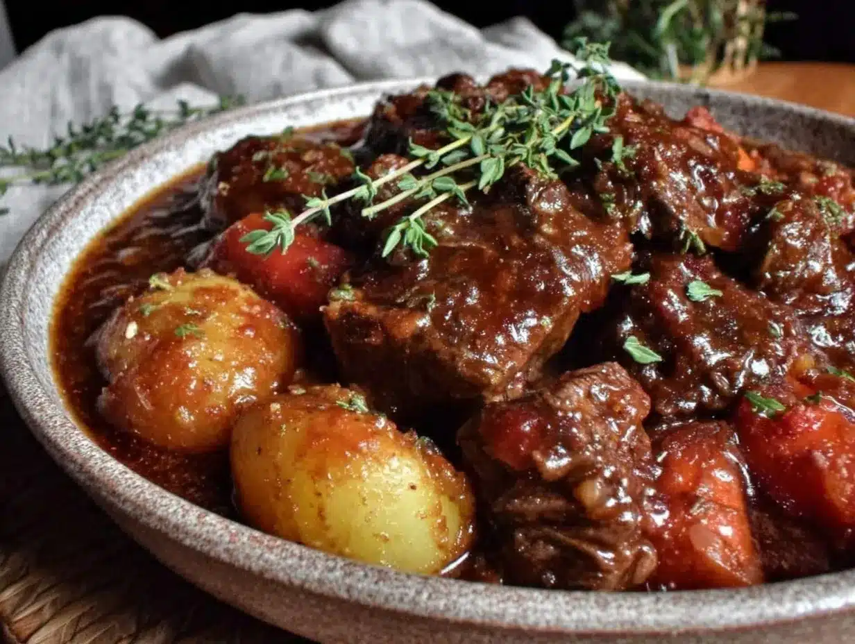 slow cooker beef stew preparation steps