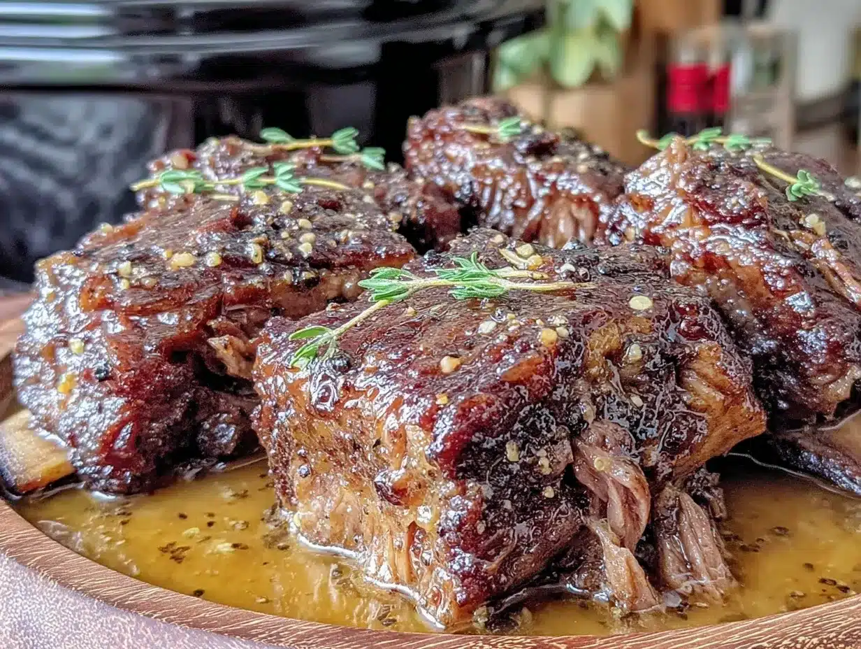 slow cooker beer braised short ribs preparation steps