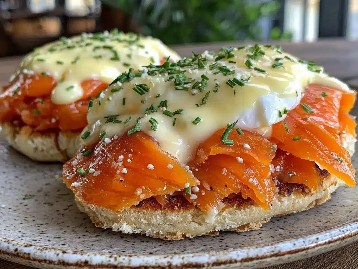 smoked salmon benedict preparation steps