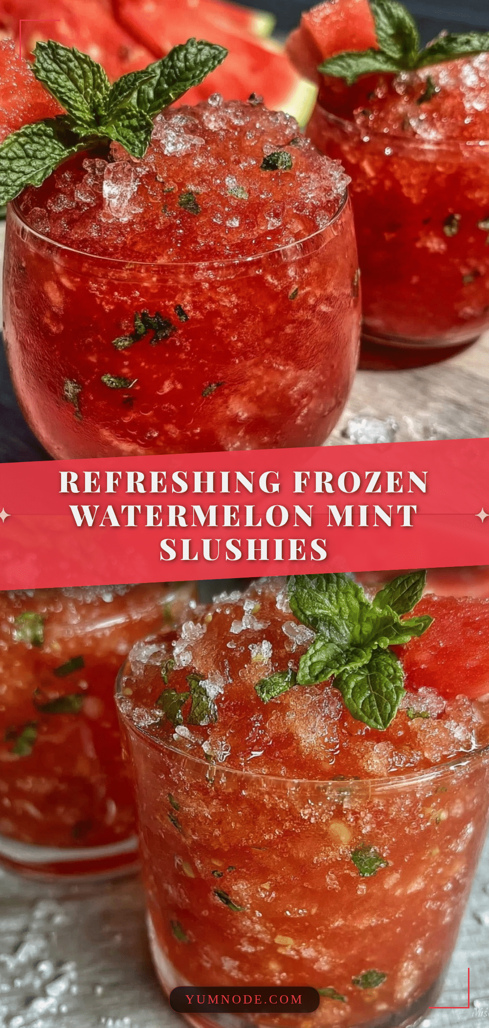 watermelon mint slushies recipe