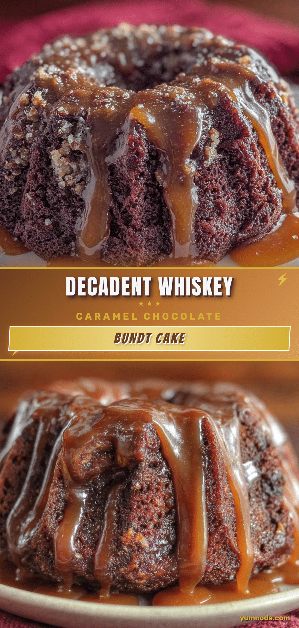 whiskey caramel chocolate bundt cake recipe