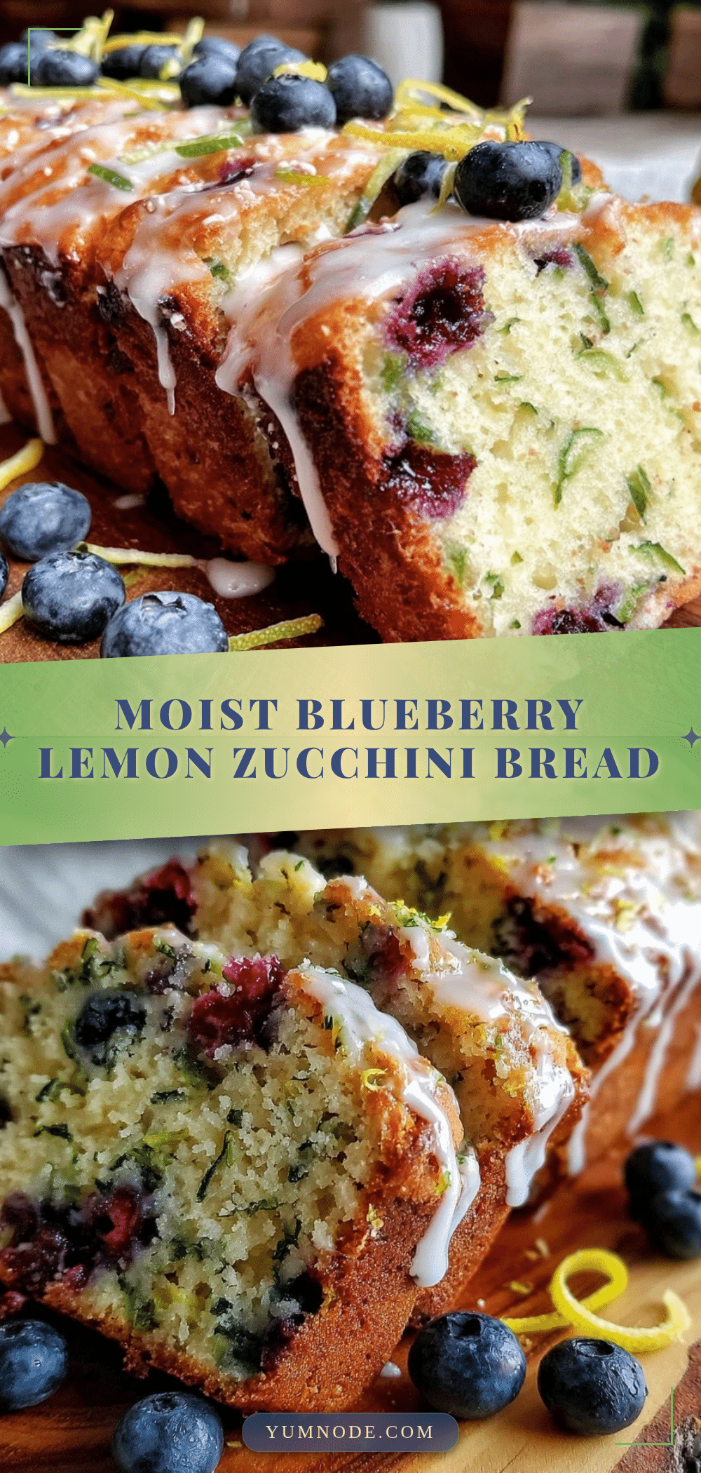blueberry lemon zucchini bread recipe