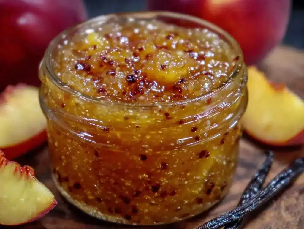 bourbon peach jam - featured image