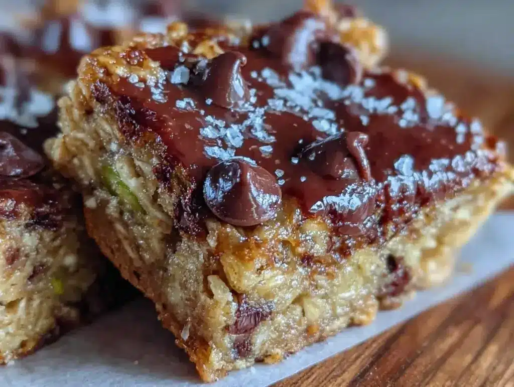 brown butter chocolate chip granola bars - featured image