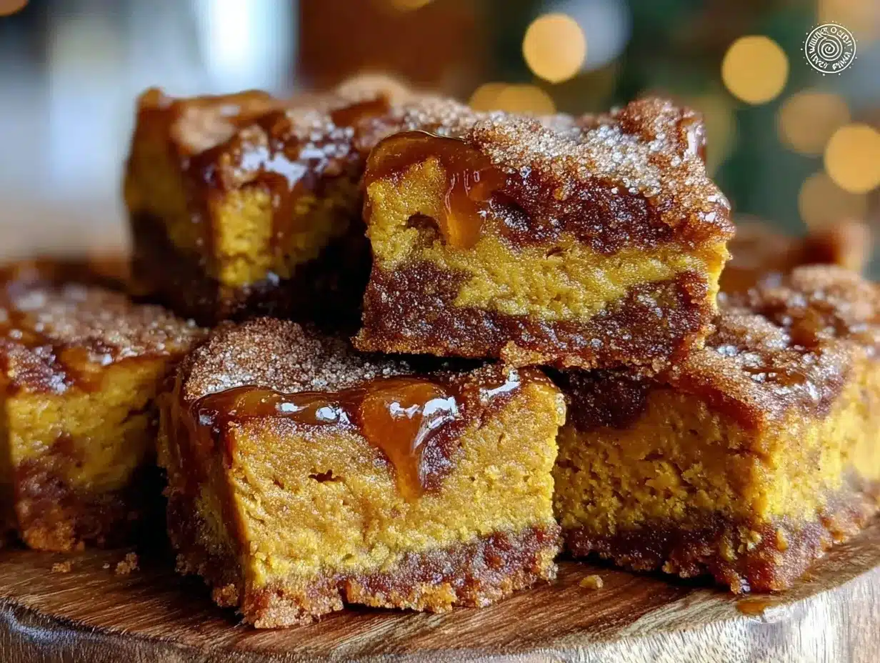 brown butter snickerdoodle pumpkin bars preparation steps