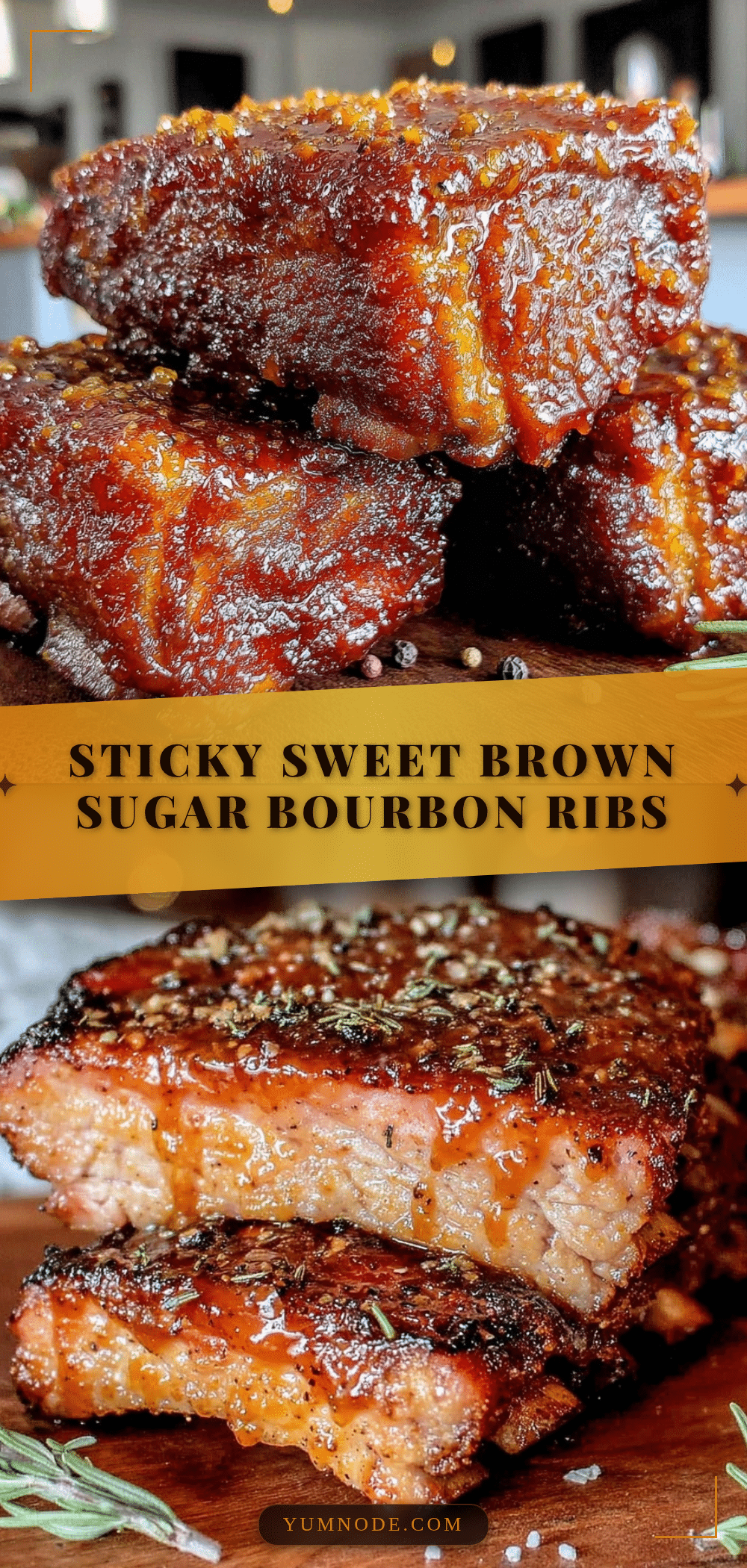 brown sugar bourbon glazed baby back ribs recipe