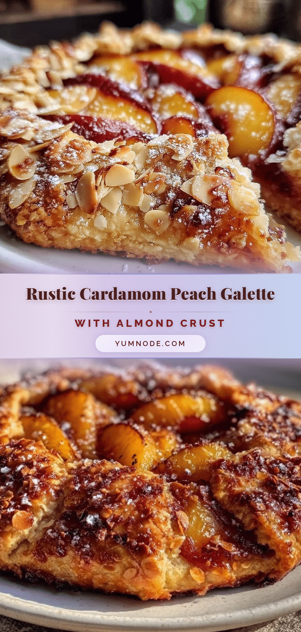 Cardamom Peach Galette recipe