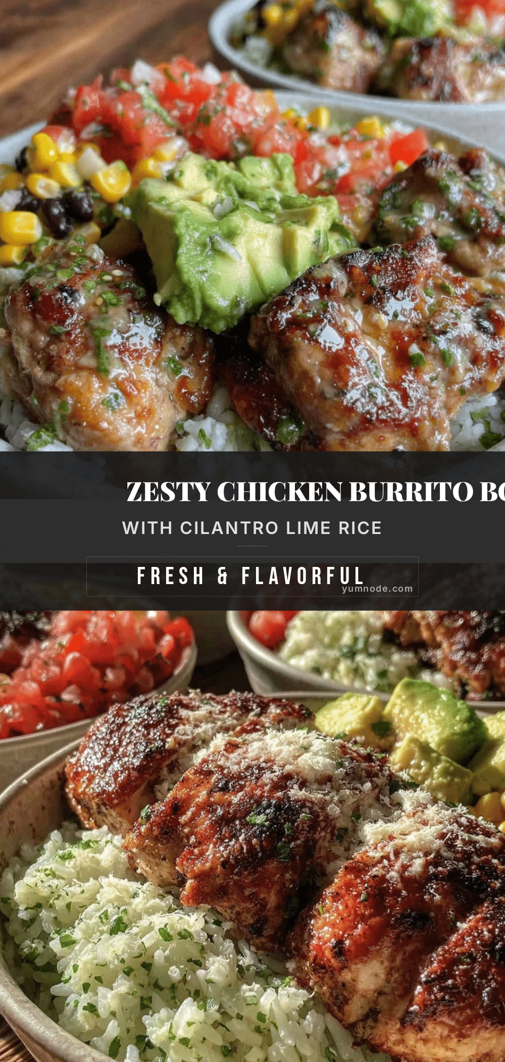 chicken burrito bowls recipe