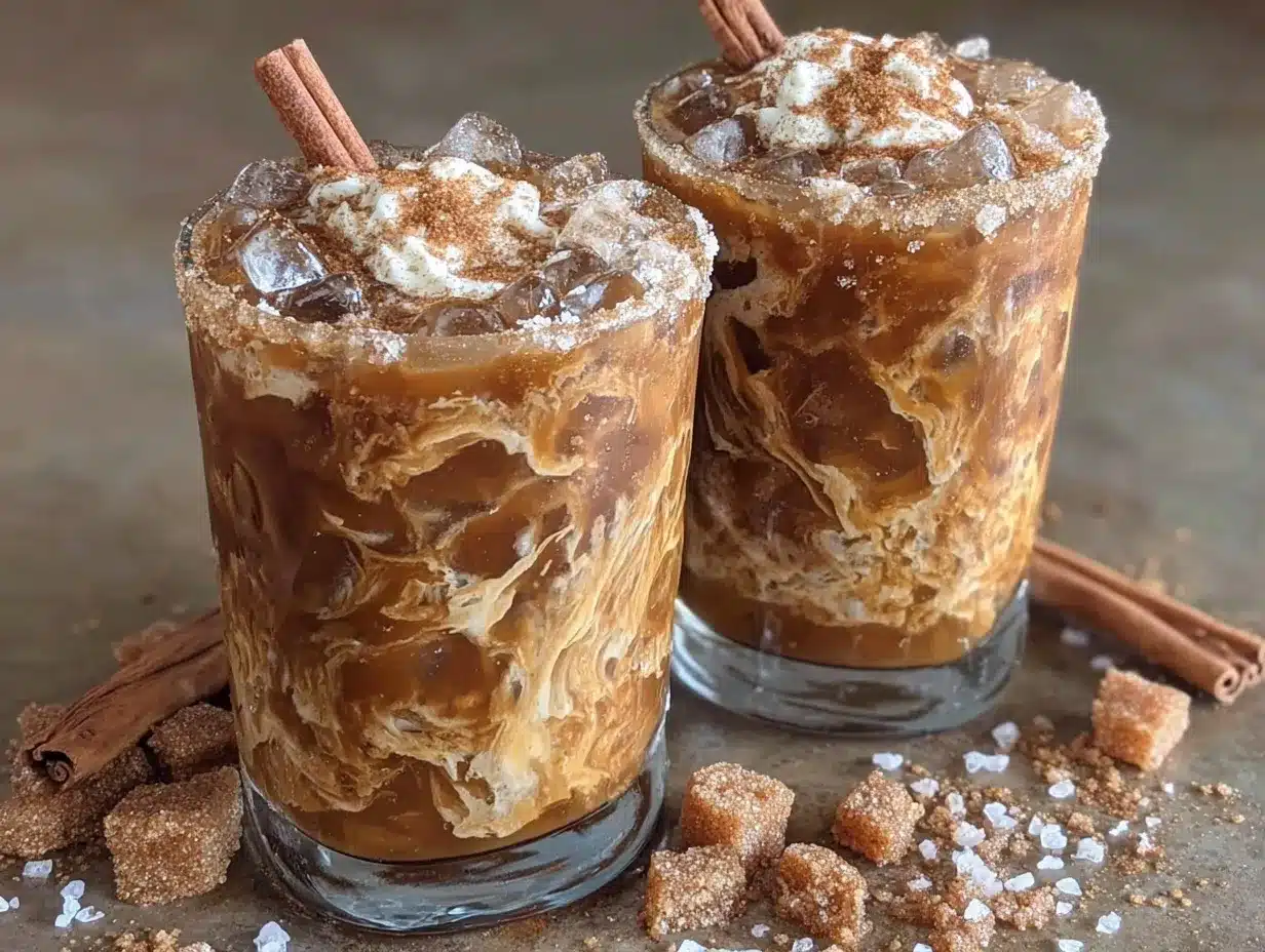 creamy iced brown sugar oat milk cinnamon cold brew preparation steps