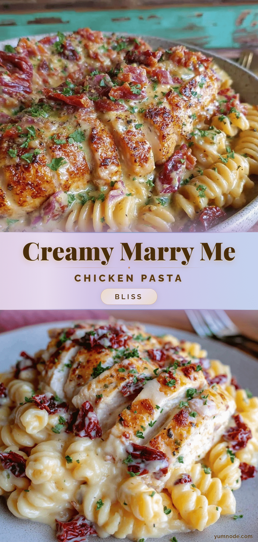 creamy marry me chicken pasta recipe