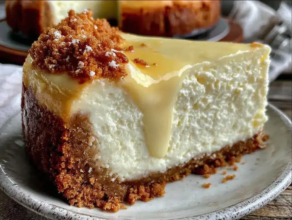 creamy new york style cheesecake - featured image