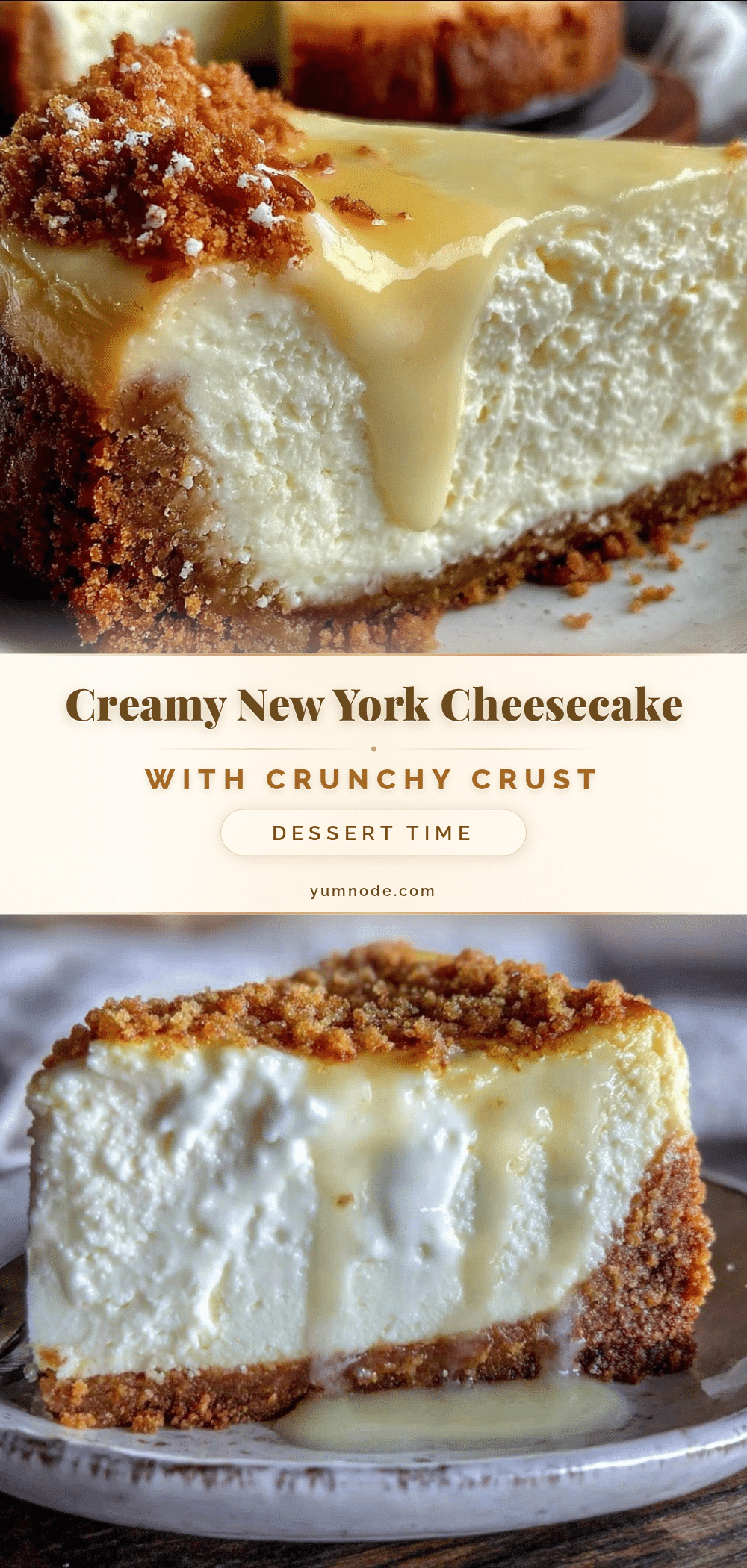 creamy new york style cheesecake recipe