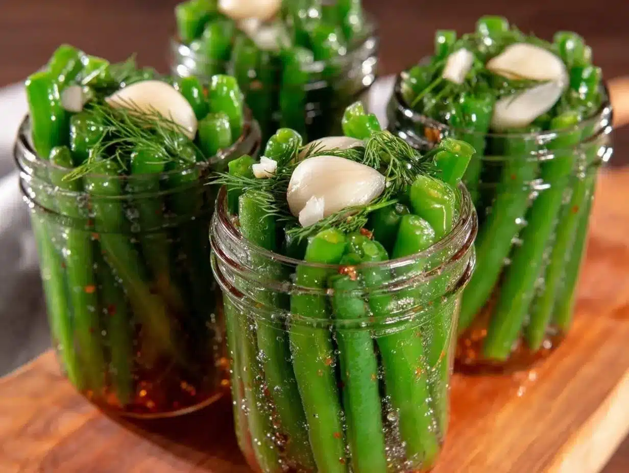 crisp dilly beans recipe preparation steps