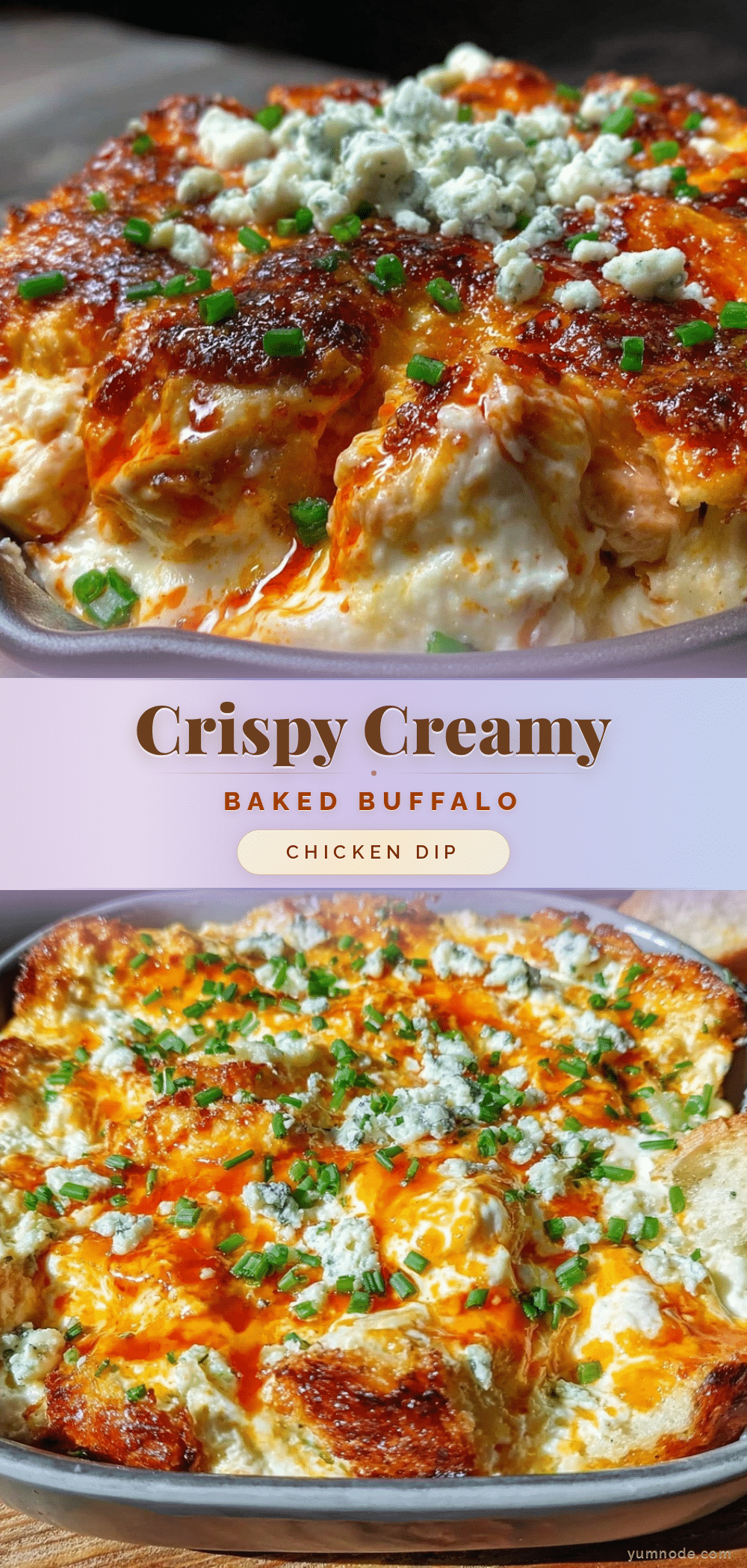 crispy baked buffalo chicken dip recipe