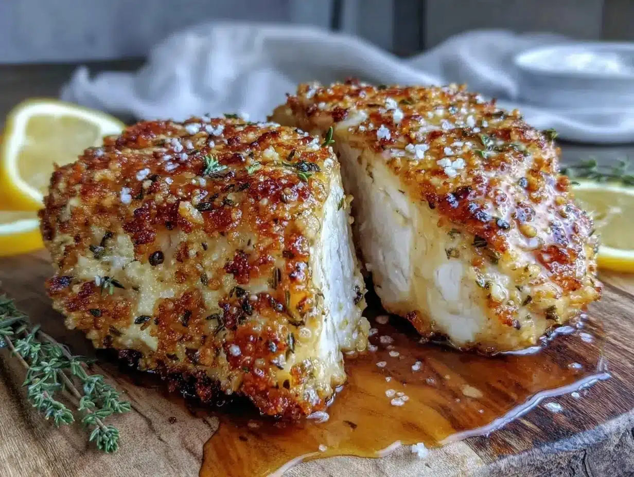crispy parmesan crusted chicken breast preparation steps
