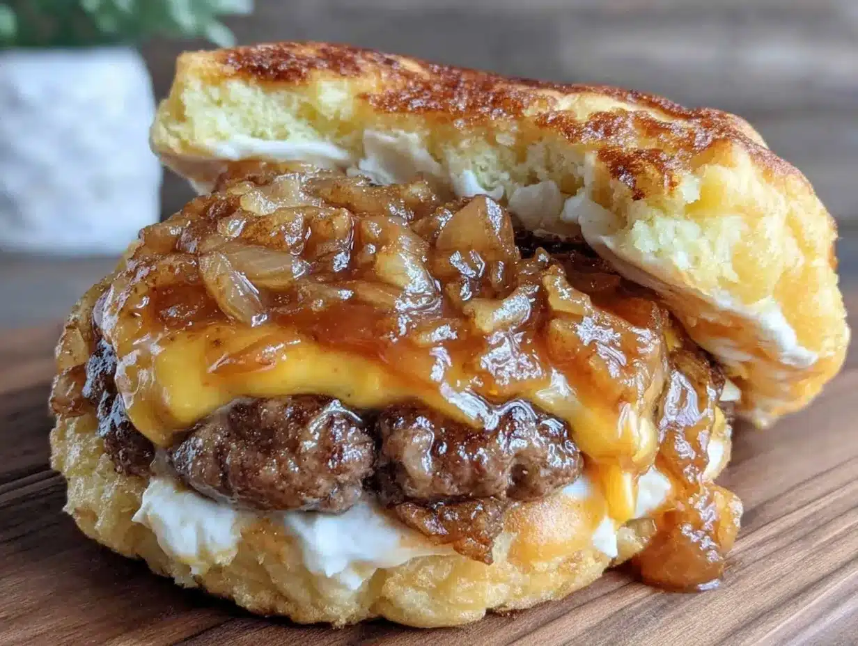 crispy smash burger preparation steps