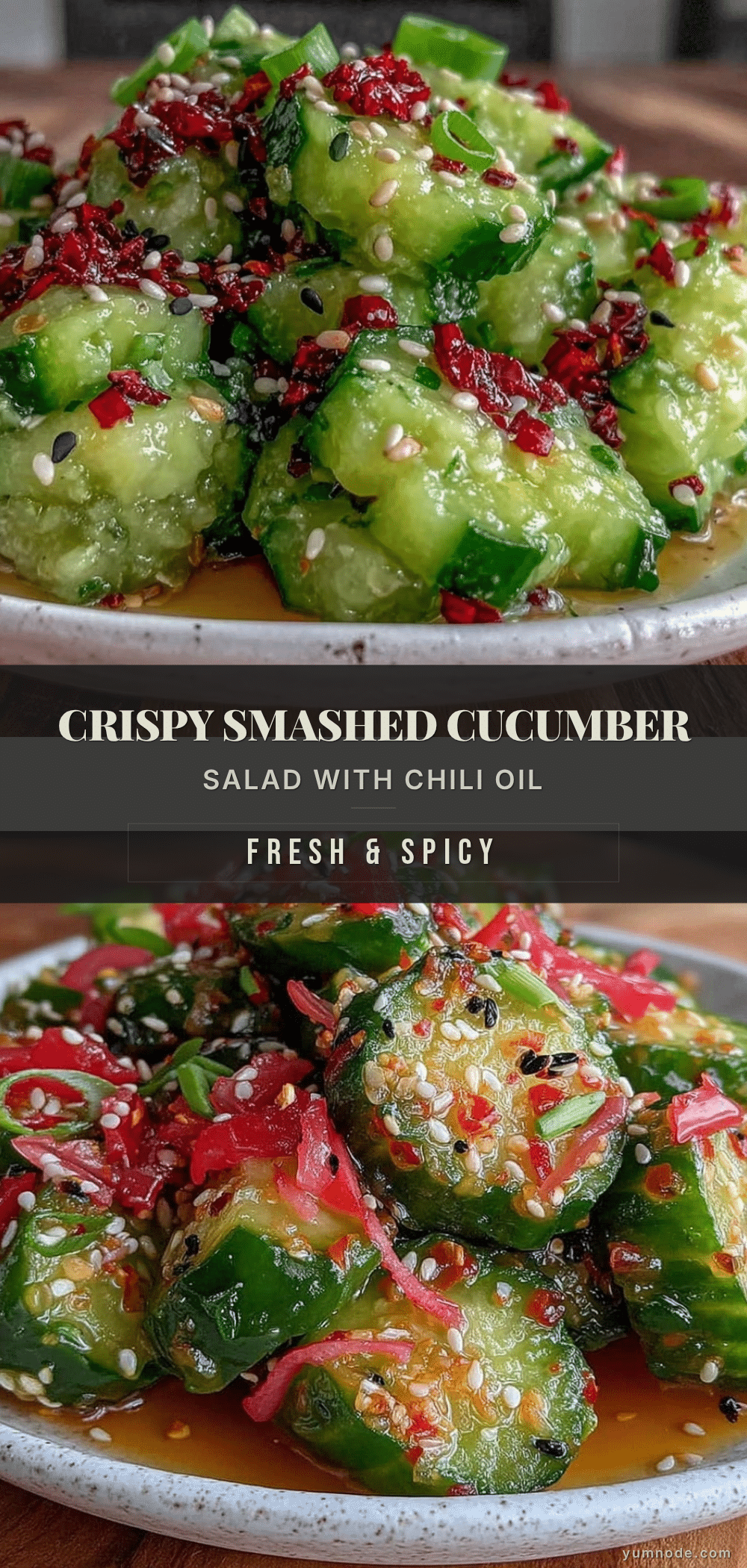 crispy smashed cucumber salad recipe
